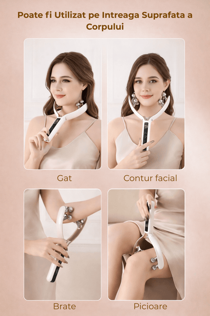 Aparat V-Shape pentru Sculptarea si Conturarea Fetei cu EMS RF si LED pentru Lifting - Azora Shop