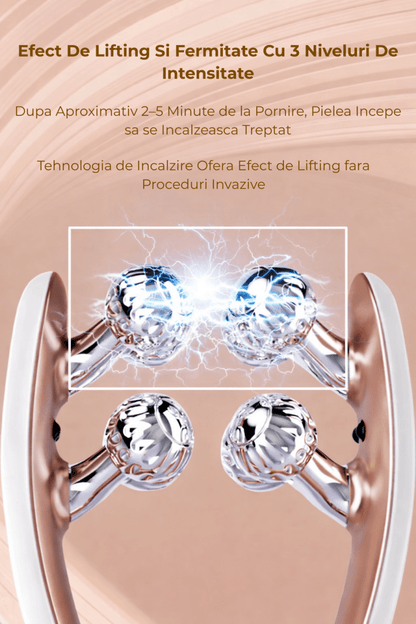 Aparat V-Shape pentru Sculptarea si Conturarea Fetei cu EMS RF si LED pentru Lifting - Azora Shop