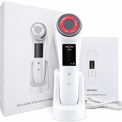 Aparat Lifting Facial 7 Moduri – EMS, RF si LED Anti-Rid si Reintinerirea Tenului