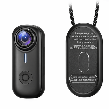 Mini Camera Video Sport 4K WiFi Waterproof 30m Baterie 1400mAh 128GB