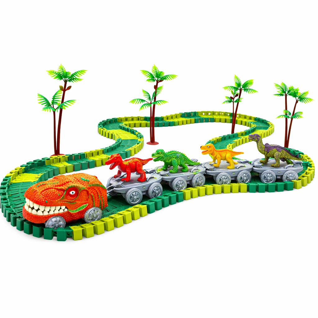 Set Sine Flexibile Dinozauri 50 Piese Copii 3+ Aventura Jurasica