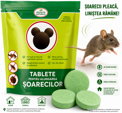 PESTGUARD™ 10 Tablete Repelente cu Acțiune Îndelungată Împotriva Dăunătorilor