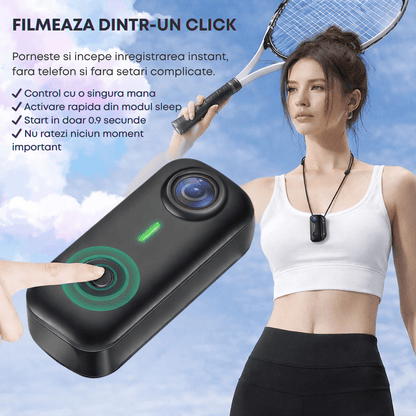 Mini Camera Video 1080P Full HD WiFi pentru Creatori de Continut si Vlog - Azora Shop