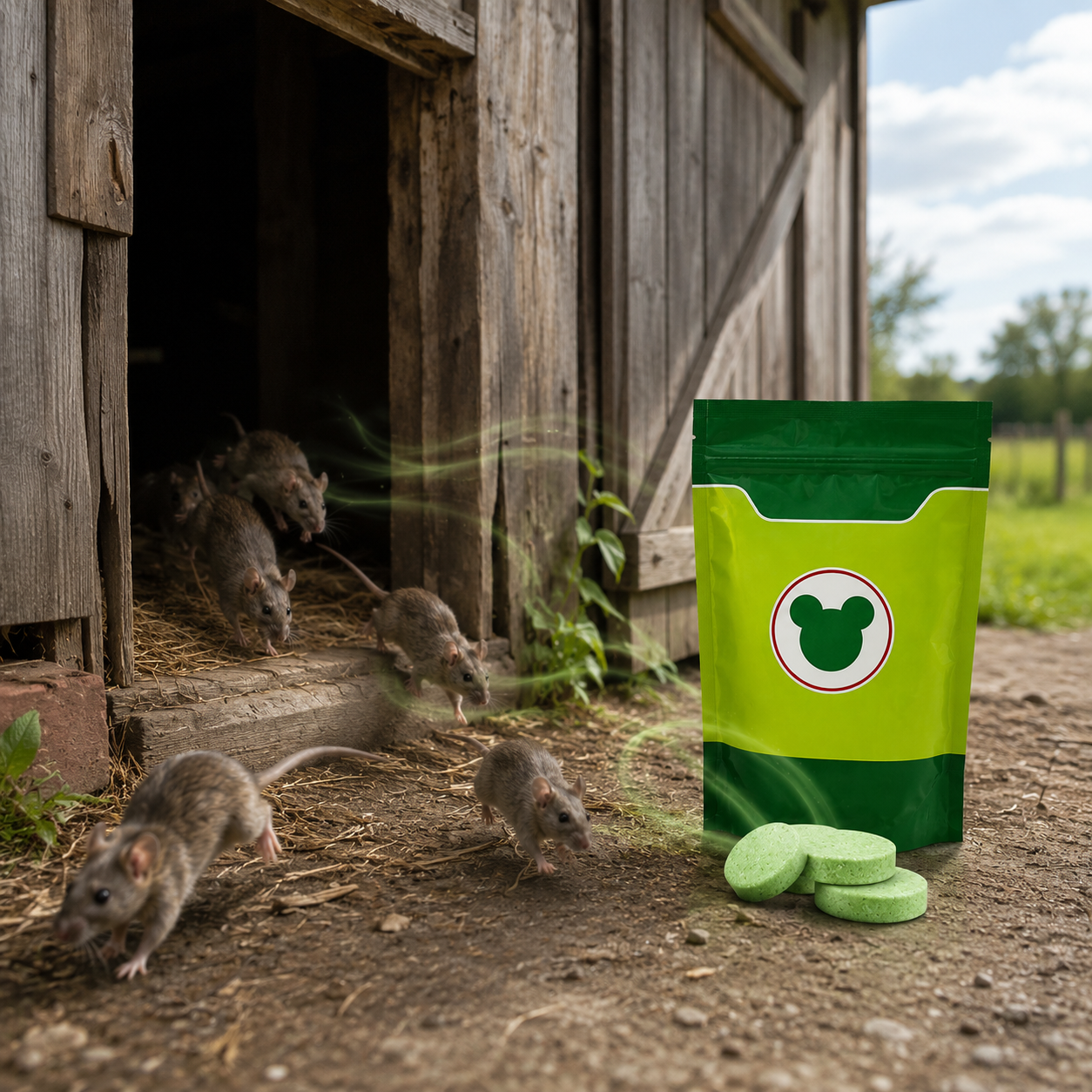 PESTGUARD™ 10 Tablete Repelente cu Acțiune Îndelungată Împotriva Dăunătorilor
