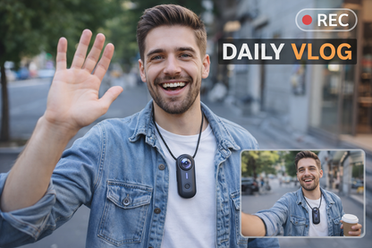 Mini Camera Video 1080P Full HD WiFi pentru Creatori de Continut si Vlog